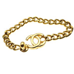 Chanel Vintage CC Turnlock Chain Bracelet Metal - image 2