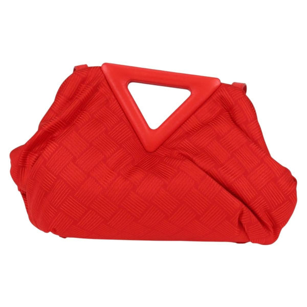 Bottega Veneta Point Shoulder Bag Chunky Knit Fabric Small