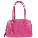 Prada Convertible Bowler Bag Saffiano Leather Small - image 1