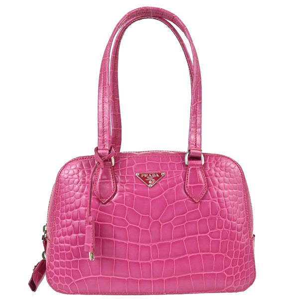Prada Convertible Bowler Bag Saffiano Leather Small - image 1