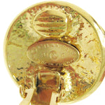 Chanel Vintage Round CC Clip-On Earrings Metal - image 3