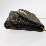 Christian Dior Vintage CD Chain Flap Shoulder Bag Diorissimo Canvas Small - image 3