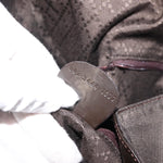 Gucci Vintage Bamboo Shoulder Bag Nylon - image 7