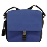 Prada Impunturato Buckle Flap Messenger Bag Canvas - image 1