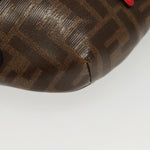 Fendi Mania Logo Waist Bag Zucca Coated Canvas - image 12