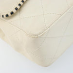 Chanel Vintage Punched Edge Classic Single Flap Bag Quilted Lambskin Medium - image 10