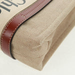 Chloe Woody Convertible Tote Canvas with Leather Small - image 9