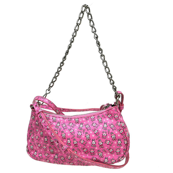 Balenciaga Le Cagole Giant Studs Shoulder Bag Printed Leather XS