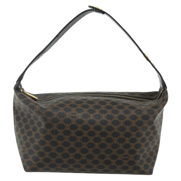 Celine Vintage Macadam Shoulder Bag Macadam Canva  Vinyl