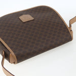 Celine Vintage Macadam Shoulder Bag Canvas and Leather - image 14