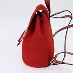 Salvatore Ferragamo Gancini Flap Drawstring Backpack Leather Mini - image 3