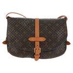 Louis Vuitton Flore Saumur Handbag Perforated Monogram Canvas - image 2