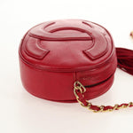 Chanel Vintage Oval CC Tassel Crossbody Bag Leather Mini - image 4
