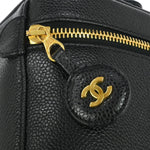 Chanel Vintage Timeless Cosmetic Case Caviar Small - image 6
