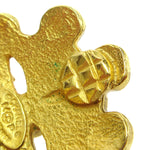 Chanel Vintage Flower Clip-On Earrings Metal - image 5