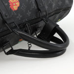 Louis Vuitton Keepall Bandouliere Bag Limited Edition Foliage Monogram Eclipse 50 - image 7