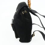 Gucci Gucci bamboo backpack daim mini - image 4