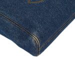 Chanel Vintage Resin Chain Tote Denim Small - image 7