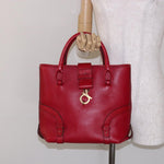 Salvatore Ferragamo Gancini handbag Leather - image 13