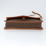 Celine Vintage Macadam Circle Logo Shoulder Bag Canvas and Leather - image 14