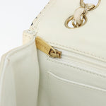 Chanel Vintage Punched Edge Classic Single Flap Bag Quilted Lambskin Medium - image 14