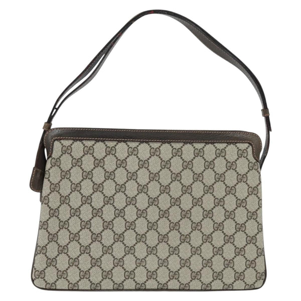 Gucci Ophidia Zip Shoulder Bag GG Coated Canvas Medium