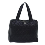 Chanel Vintage CC Zip Around Bowler Bag Quilted Caviar Medium - image 1