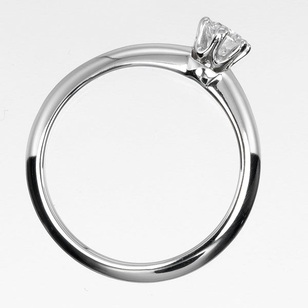 Tiffany & Co. Tiffany Setting Solitaire Ring Platinum with RBC Diamond