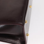 Gucci Vintage Lady Lock Top Handle Bag Leather Medium - image 9