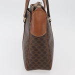 Celine Vintage Macadam Handbag Canvas and Leather - image 3