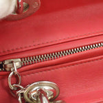 Christian Dior Bicolor Lady Dior Bag Cannage Quilt Lambskin Medium - image 8