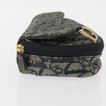 Christian Dior Saddle Zip Pouch Diorissimo Canvas - image 4