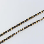 Chanel Vintage Logo Chain Belt Metal and Leather - image 11