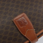 Celine Vintage Macadam Shoulder Bag Canvas and Leather - image 19