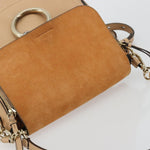 Chloe Faye Backpack Suede with Applique Mini - image 6