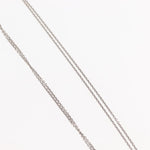 Tiffany & Co. Infinity Double Chain Pendant Necklace Silver - image 7