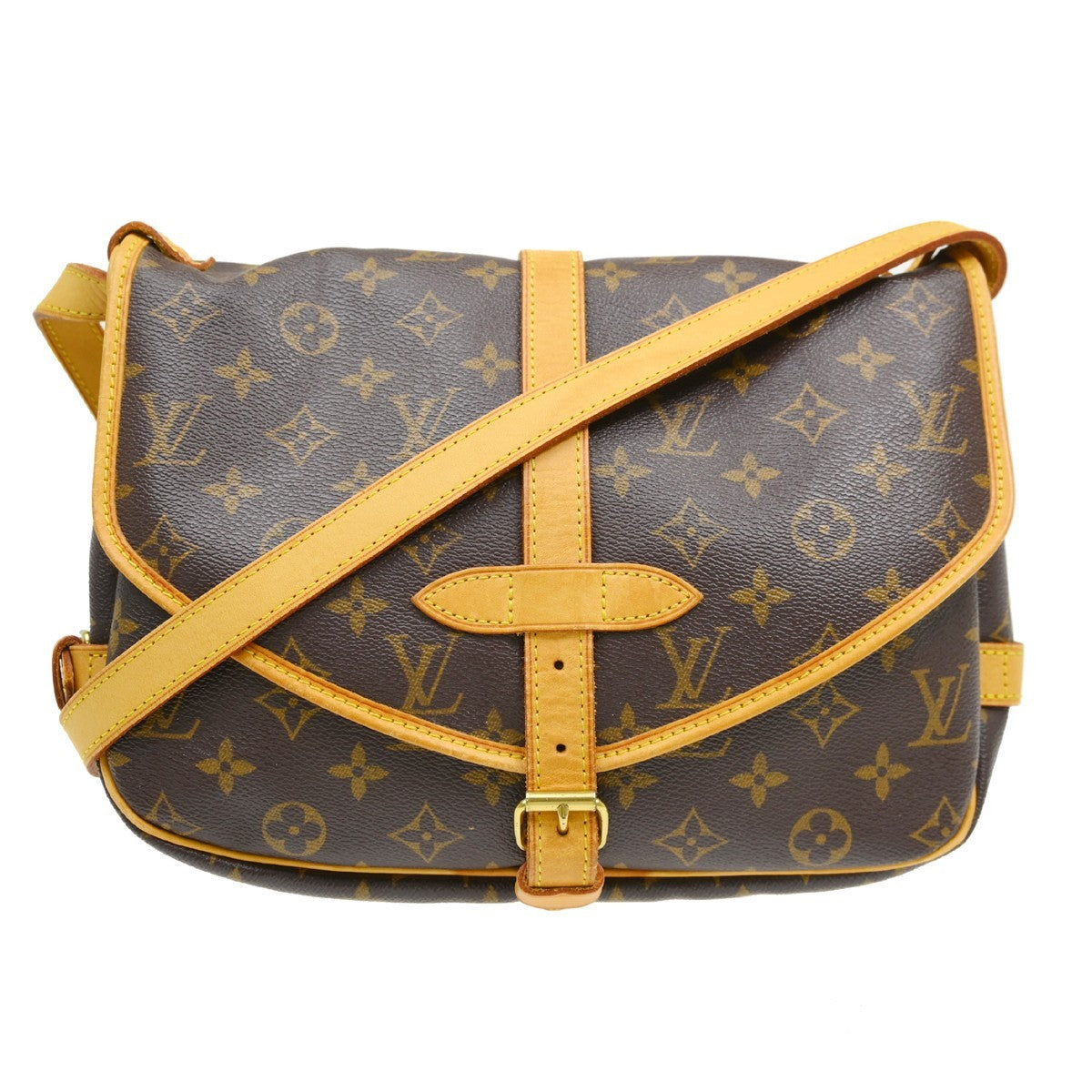 Louis Vuitton Saumur Handbag Monogram Canvas 30 - image 1