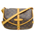 Louis Vuitton Saumur Handbag Monogram Canvas 30 - image 1