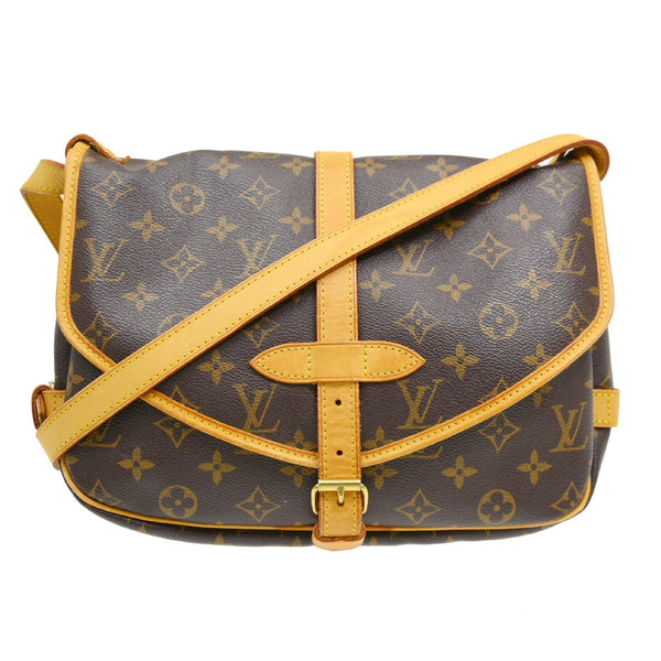 Louis Vuitton Saumur Handbag Monogram Canvas 30 - image 1
