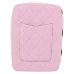 Chanel Cambon Zip Around Cosmetic Case Quilted Leather - image 2