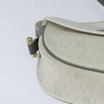 Christian Dior Vintage Honeycomb Flap Crossbody Bag Canvas and Leather - image 8