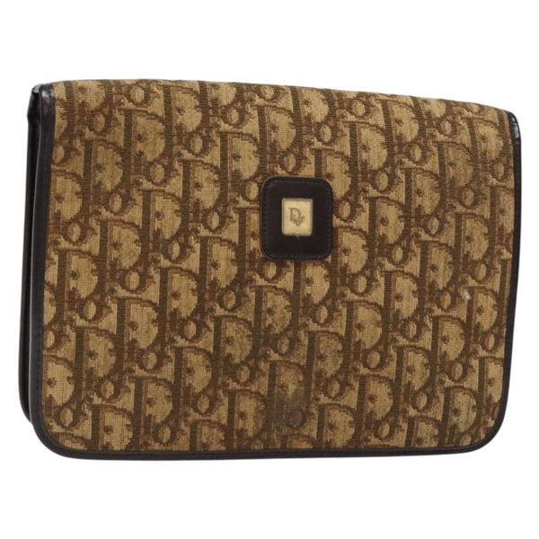 Christian Dior Vintage Trotter Pouch Diorissimo Canvas - image 1