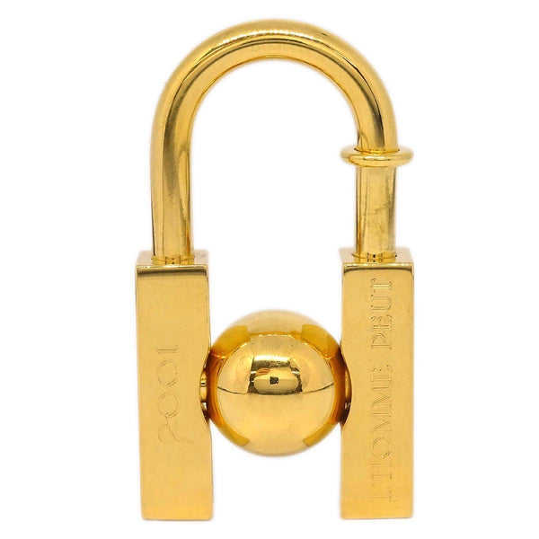 Hermes LHomme Peut Embellir La Terre Cadena Lock Charm Metal - image 1