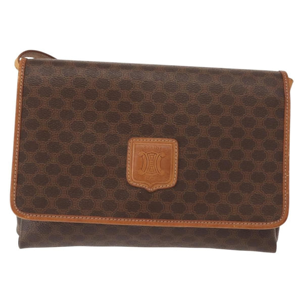 Celine Vintage Macadam Shoulder Bag Canvas Small - image 1