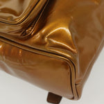 Gucci Vintage Bamboo Backpack Patent Mini - image 10