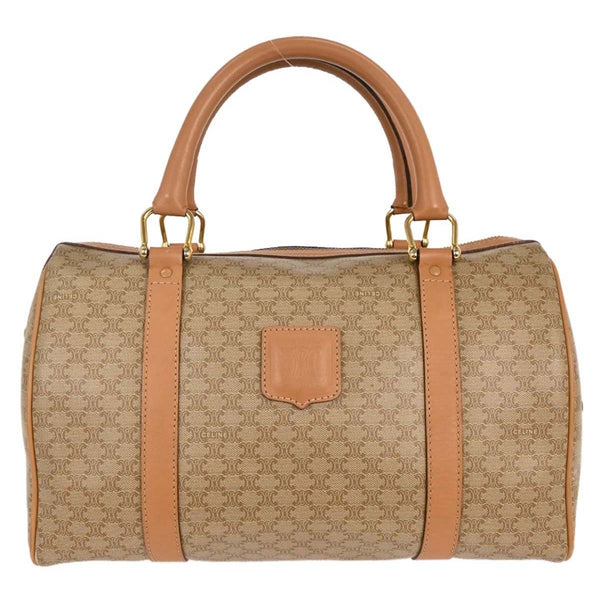Celine Vintage Duffle Bag Canvas and Leather - image 1