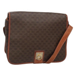 Celine Vintage Macadam Shoulder Bag Canvas and Leather - image 18