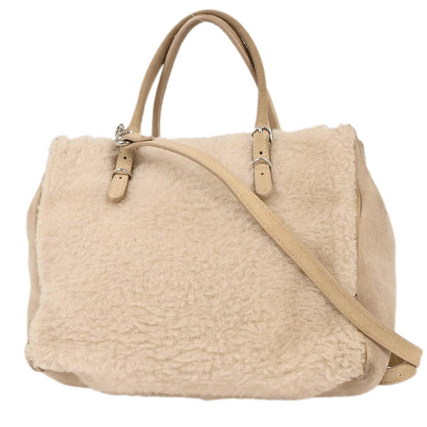 Balenciaga Papier B4 Zip Around Classic Studs Bag Shearling