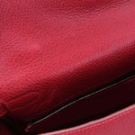 Hermes Kelly Handbag Red Clemence with Gold Hardware 35 - image 16