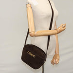 Salvatore Ferragamo Gancini Shoulder Bag Suede - image 14